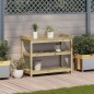 vidaXL Pflanztisch Ablagen 108x45x86,5 cm Imprägniertes Kiefernholz vidaXL Pflanztisch Ablagen 108x45x86,5 cm Imprägniertes Kiefernholz