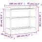 vidaXL Pflanztisch Ablagen 108x45x86,5 cm Imprägniertes Kiefernholz vidaXL Pflanztisch Ablagen 108x45x86,5 cm Imprägniertes Kiefernholz
