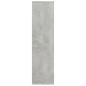 vidaXL Bücherregal 3 Fächer Betongrau 80x30x114 cm Holzwerkstoff vidaXL Bücherregal 3 Fächer Betongrau 80x30x114 cm Holzwerkstoff