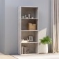 vidaXL Bücherregal 4 Fächer Betongrau 60x30x151,5 cm Holzwerkstoff vidaXL Bücherregal 4 Fächer Betongrau 60x30x151,5 cm Holzwerkstoff