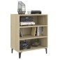 vidaXL Sideboard Sonoma-Eiche 57x35x70 cm Holzwerkstoff vidaXL Sideboard Sonoma-Eiche 57x35x70 cm Holzwerkstoff