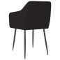 vidaXL Esszimmerstühle 2 Stk. Schwarz Stoff vidaXL Esszimmerstühle 2 Stk. Schwarz Stoff