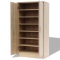vidaXL Schuhschrank mit 7 Fächern Eiche-Optik vidaXL Schuhschrank mit 7 Fächern Eiche-Optik