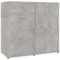 vidaXL Sideboard Betongrau 80x36x75 cm Holzwerkstoff vidaXL Sideboard Betongrau 80x36x75 cm Holzwerkstoff