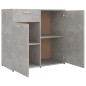 vidaXL Sideboard Betongrau 80x36x75 cm Holzwerkstoff vidaXL Sideboard Betongrau 80x36x75 cm Holzwerkstoff