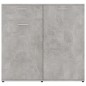 vidaXL Sideboard Betongrau 80x36x75 cm Holzwerkstoff vidaXL Sideboard Betongrau 80x36x75 cm Holzwerkstoff