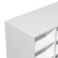 vidaXL Schuhregal Holzwerkstoff 92x30x67,5 cm Weiß vidaXL Schuhregal Holzwerkstoff 92x30x67,5 cm Weiß