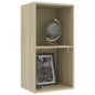 vidaXL Bücherregal 2 Fächer Sonoma-Eiche 40x30x76,5 cm Holzwerkstoff vidaXL Bücherregal 2 Fächer Sonoma-Eiche 40x30x76,5 cm Holzwerkstoff