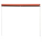 vidaXL Einziehbare Markise 200×150 cm Orange und Braun vidaXL Einziehbare Markise 200×150 cm Orange und Braun