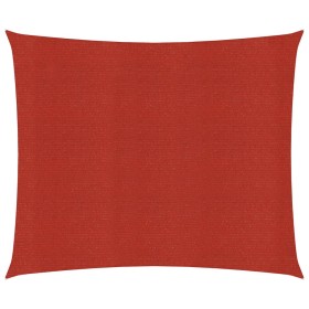 vidaXL Sonnensegel 160 g/m² Rot 2x2 m HDPE