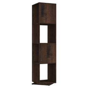 vidaXL Drehregal Räuchereiche 34,5x34,5x147,5 cm Holzwerkstoff