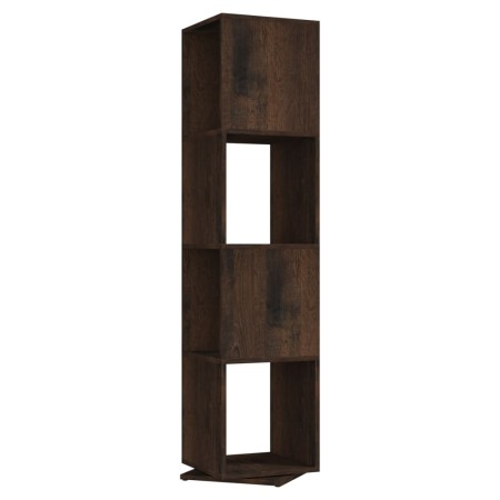 vidaXL Drehregal Räuchereiche 34,5x34,5x147,5 cm Holzwerkstoff