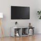 vidaXL TV-Schrank Betongrau 107x35x37 cm Holzwerkstoff vidaXL TV-Schrank Betongrau 107x35x37 cm Holzwerkstoff