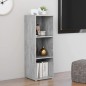 vidaXL TV-Schrank Betongrau 107x35x37 cm Holzwerkstoff vidaXL TV-Schrank Betongrau 107x35x37 cm Holzwerkstoff