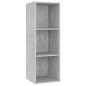 vidaXL TV-Schrank Betongrau 107x35x37 cm Holzwerkstoff vidaXL TV-Schrank Betongrau 107x35x37 cm Holzwerkstoff