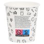 vidaXL Pappbecher 200 ml 250 Stk. Weiß und Schwarz vidaXL Pappbecher 200 ml 250 Stk. Weiß und Schwarz