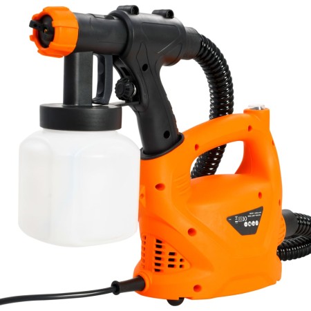 vidaXL Elektrische Farbspritzpistole mit Luftschlauch 500 W 800 ml