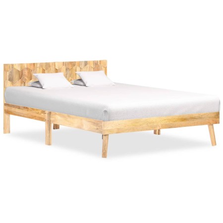 vidaXL Massivholzbett Mango 120x200 cm