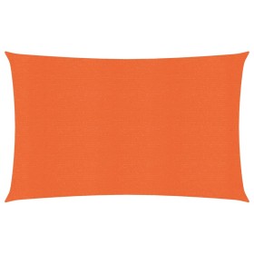 vidaXL Sonnensegel 160 g/m² Orange 3,5x5 m HDPE