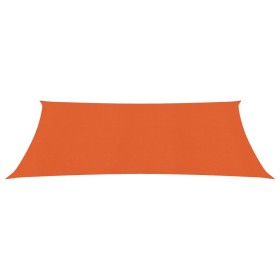vidaXL Sonnensegel 160 g/m² Orange 3,5x5 m HDPE