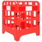 vidaXL Verkehrsabsperrungen 4 Stk. Rot 75x75x100 cm vidaXL Verkehrsabsperrungen 4 Stk. Rot 75x75x100 cm