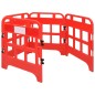 vidaXL Verkehrsabsperrungen 4 Stk. Rot 75x75x100 cm vidaXL Verkehrsabsperrungen 4 Stk. Rot 75x75x100 cm