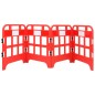 vidaXL Verkehrsabsperrungen 4 Stk. Rot 75x75x100 cm vidaXL Verkehrsabsperrungen 4 Stk. Rot 75x75x100 cm