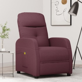 vidaXL Massagesessel Lila Stoff