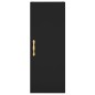 vidaXL Highboard Schwarz 34,5x34x180 cm Holzwerkstoff vidaXL Highboard Schwarz 34,5x34x180 cm Holzwerkstoff