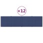 vidaXL Wandpaneele 12 Stk. Blau 60x15 cm Stoff 1,08 m² vidaXL Wandpaneele 12 Stk. Blau 60x15 cm Stoff 1,08 m²