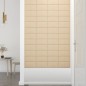 vidaXL Wandpaneele 12 Stk. Creme 30x15 cm Stoff 0,54 m² vidaXL Wandpaneele 12 Stk. Creme 30x15 cm Stoff 0,54 m²