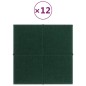 vidaXL Wandpaneele 12 Stk. Dunkelgrün 30x30 cm Stoff 1,08 m² vidaXL Wandpaneele 12 Stk. Dunkelgrün 30x30 cm Stoff 1,08 m²