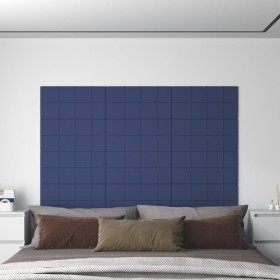 vidaXL Wandpaneele 12 Stk. Blau 60x30 cm Stoff 2,16 m²