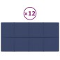 vidaXL Wandpaneele 12 Stk. Blau 60x30 cm Stoff 2,16 m² vidaXL Wandpaneele 12 Stk. Blau 60x30 cm Stoff 2,16 m²