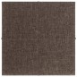 vidaXL Wandpaneele 12 Stk. Taupe 30x30 cm Stoff 1,08 m² vidaXL Wandpaneele 12 Stk. Taupe 30x30 cm Stoff 1,08 m²