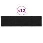 vidaXL Wandpaneele 12 Stk. Schwarz 60x15 cm Samt 1,08 m² vidaXL Wandpaneele 12 Stk. Schwarz 60x15 cm Samt 1,08 m²