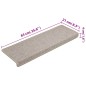 vidaXL Stufenmatten 10 Stk. 65x21x4 cm Taupe vidaXL Stufenmatten 10 Stk. 65x21x4 cm Taupe