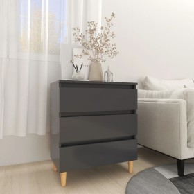 vidaXL Sideboard Grau 60x35x69 cm Holzwerkstoff