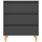 vidaXL Sideboard Grau 60x35x69 cm Holzwerkstoff vidaXL Sideboard Grau 60x35x69 cm Holzwerkstoff