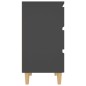 vidaXL Sideboard Grau 60x35x69 cm Holzwerkstoff vidaXL Sideboard Grau 60x35x69 cm Holzwerkstoff