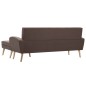 vidaXL Sofa in L-Form Stoffbezug 186 x 136 x 79 cm Braun vidaXL Sofa in L-Form Stoffbezug 186 x 136 x 79 cm Braun