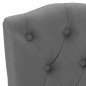 vidaXL Esszimmerstühle 4 Stück Dunkelgrau Stoff vidaXL Esszimmerstühle 4 Stück Dunkelgrau Stoff