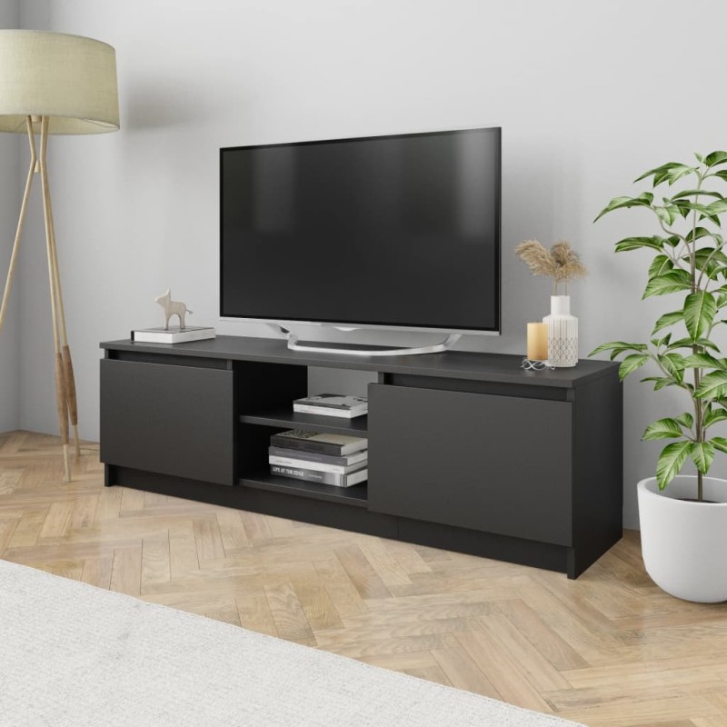 vidaXL TV-Schrank Schwarz 120×30×35,5 cm Holzwerkstoff vidaXL TV-Schrank Schwarz 120×30×35,5 cm Holzwerkstoff