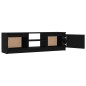vidaXL TV-Schrank Schwarz 120×30×35,5 cm Holzwerkstoff vidaXL TV-Schrank Schwarz 120×30×35,5 cm Holzwerkstoff