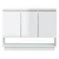 vidaXL Sideboard Hochglanz-Weiß 97x31x75 cm Holzwerkstoff vidaXL Sideboard Hochglanz-Weiß 97x31x75 cm Holzwerkstoff