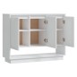 vidaXL Sideboard Hochglanz-Weiß 97x31x75 cm Holzwerkstoff vidaXL Sideboard Hochglanz-Weiß 97x31x75 cm Holzwerkstoff