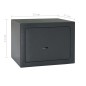 vidaXL Mechanischer Tresor Dunkelgrau 23x17x17 cm Stahl vidaXL Mechanischer Tresor Dunkelgrau 23x17x17 cm Stahl