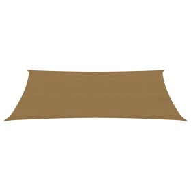 vidaXL Sonnensegel 160 g/m² Taupe 4x7 m HDPE
