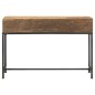 vidaXL Konsolentisch 120x30x80 cm Altholz Massiv