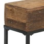 vidaXL Konsolentisch 120x30x80 cm Altholz Massiv